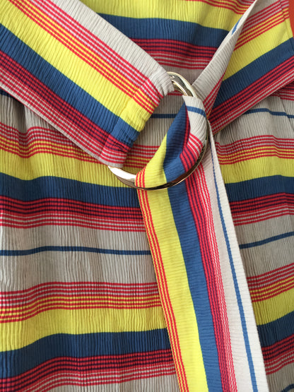 KATE SYLVESTER Multicolour Stripe Skirt Sz 10-12