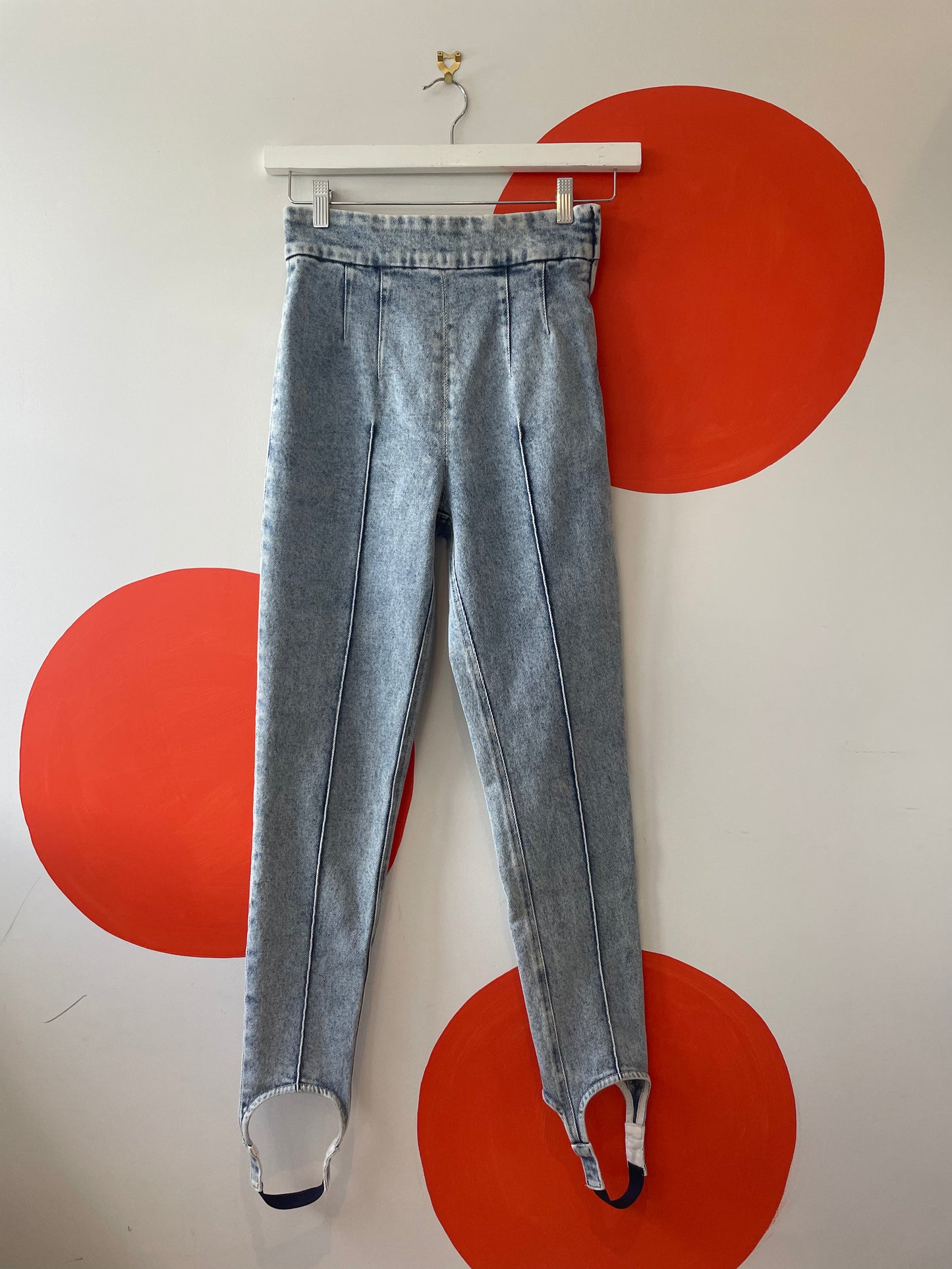 ISABEL MARANT Nanouli Light Blue Stirrup Jeans Sz 8