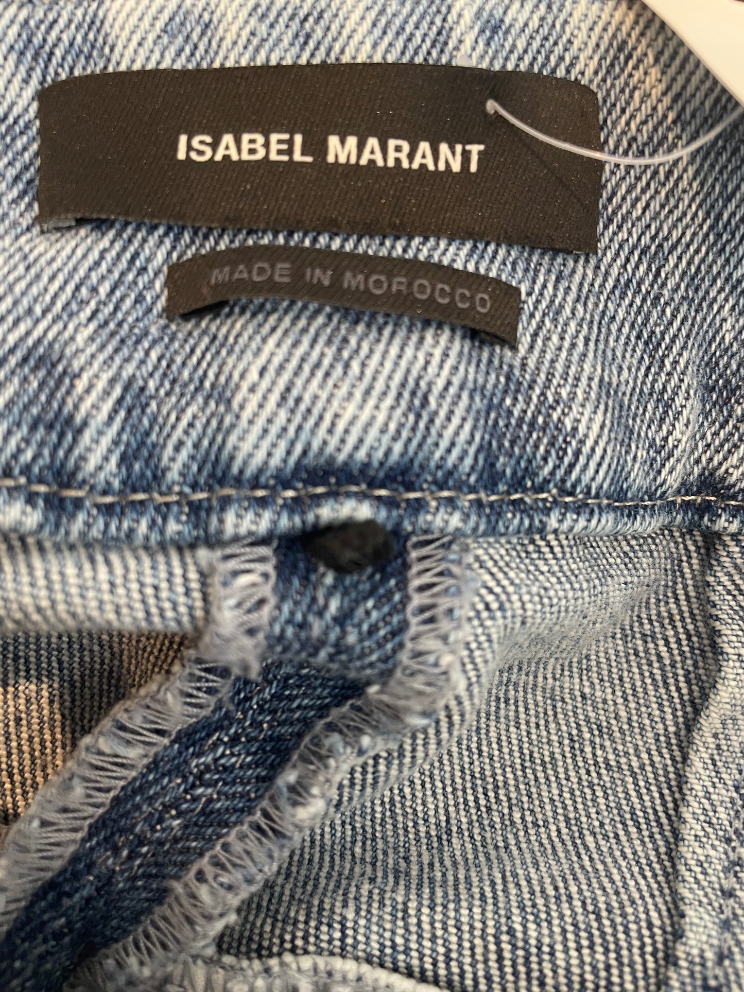 ISABEL MARANT Nanouli Light Blue Stirrup Jeans Sz 8