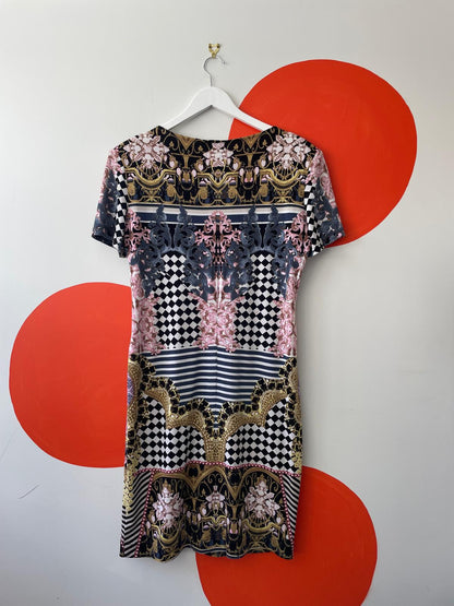 Adrienne Winkelmann Vintage Baroque Print Dress