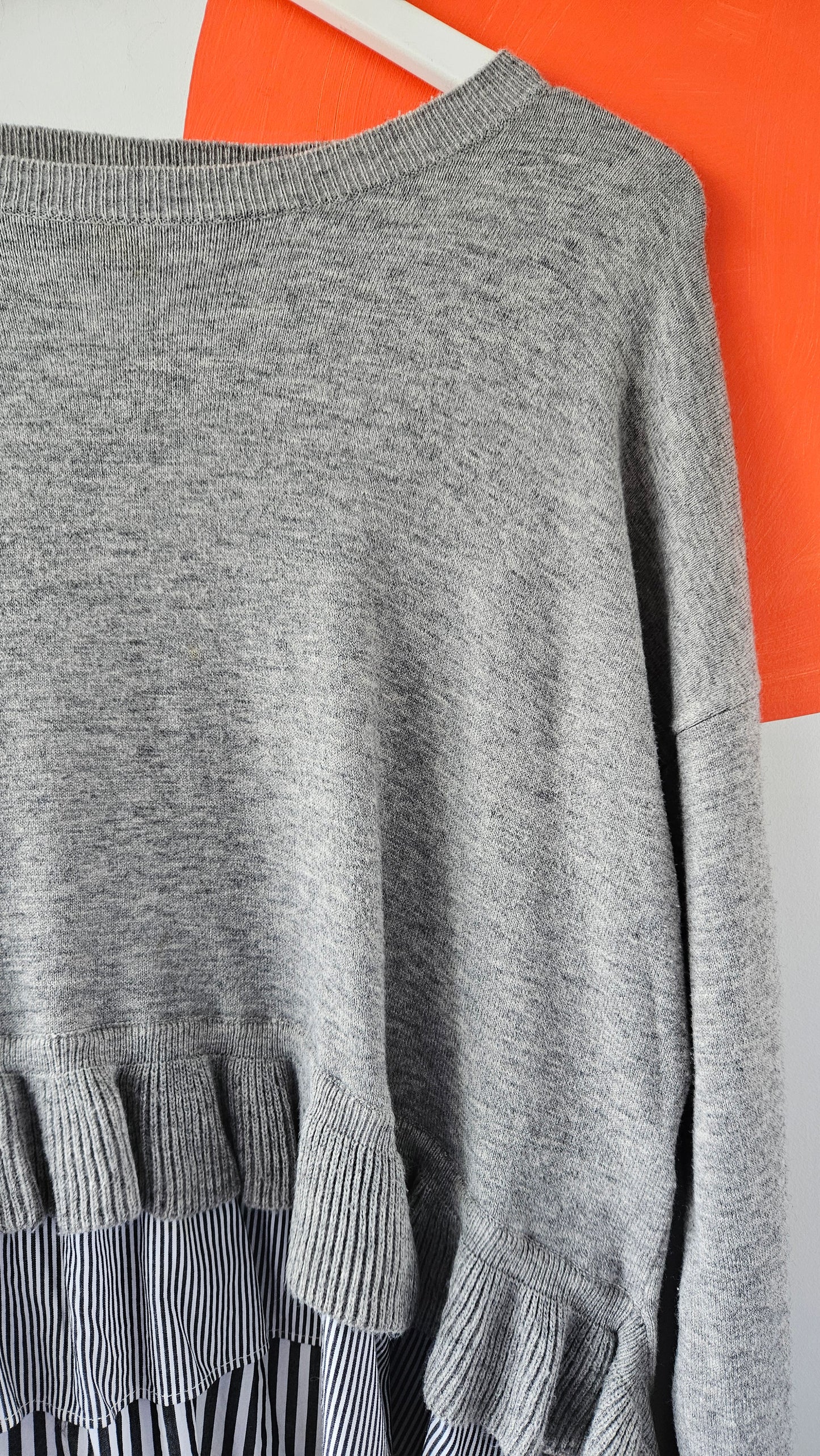 Tiered Wool-Blend Shirt