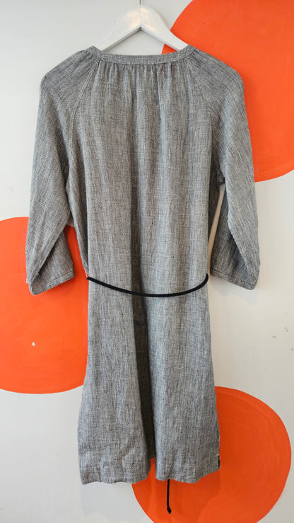 Linen Midi-Dress