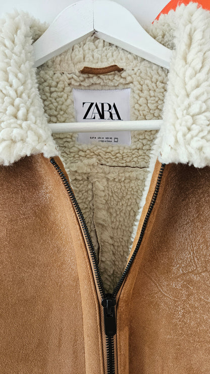 Faux Shearling Zara Fleece Bomber