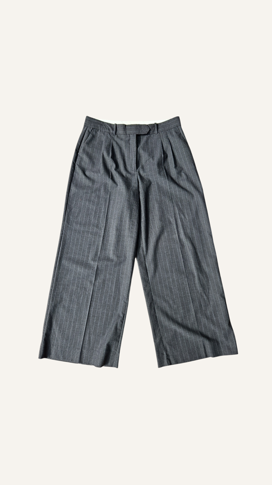 Wool Pinstripe Pants