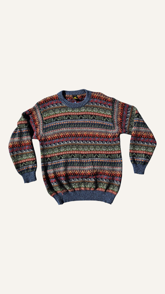 Alpaca-Wool Knit Sweater