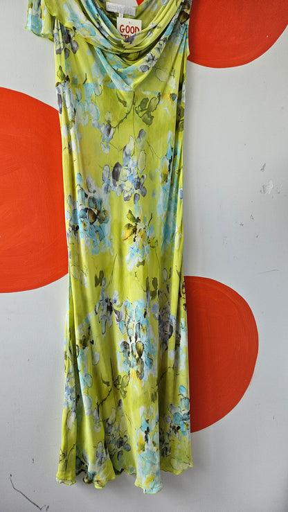 Sheer Tea-Length Dress