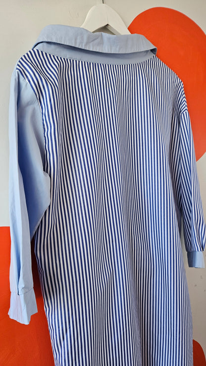 Asymmetrical Button-Down Dress