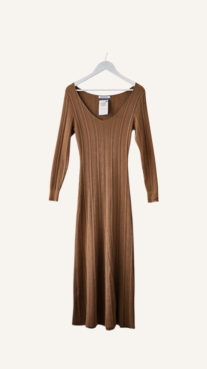 Anna Quan 'Emory' Beige Knit Dress