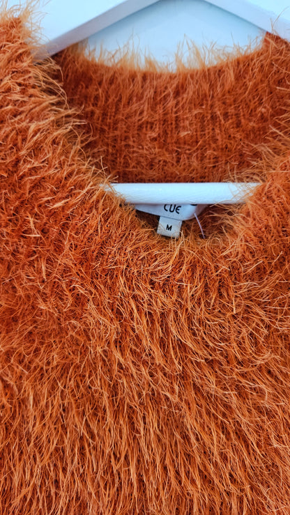 CUE Fluffy Knit Top