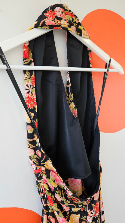 Mia Mini Dress Pink Flowers