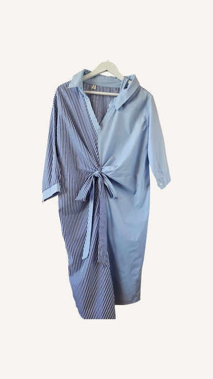 Asymmetrical Button-Down Dress
