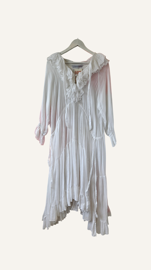 Flowy Tiered Cotton Dress