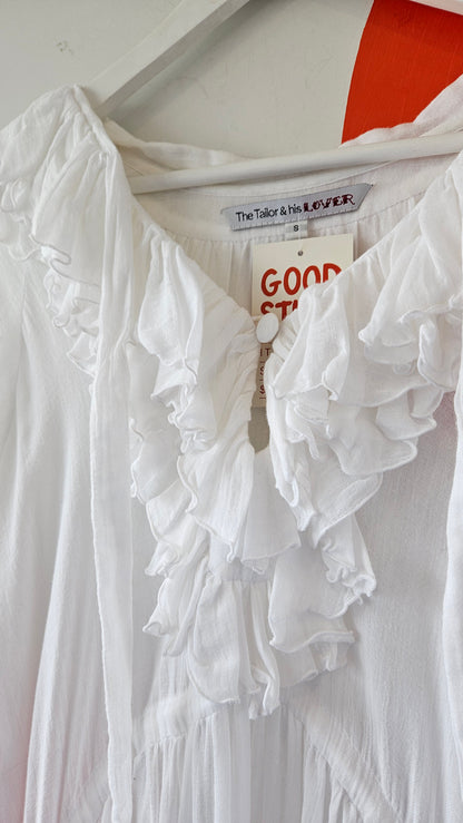 Flowy Tiered Cotton Dress