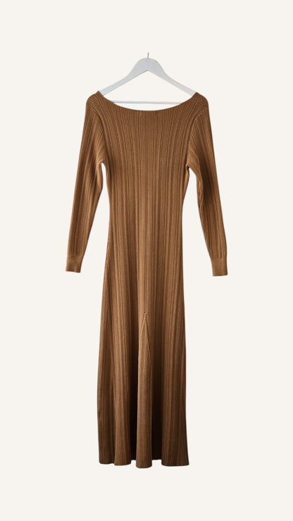 Anna Quan 'Emory' Beige Knit Dress