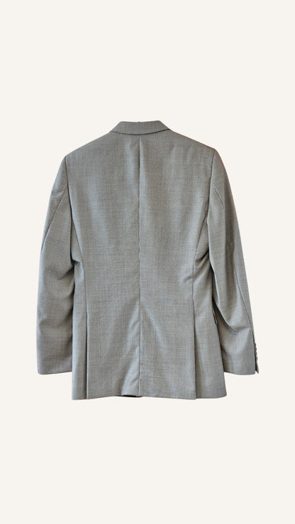 Crane Brothers Black-White Houndstooth Men's Suit