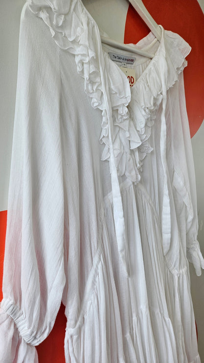 Flowy Tiered Cotton Dress
