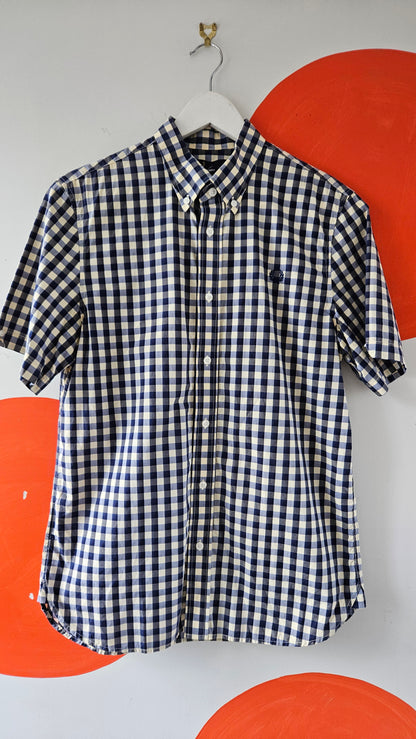 Checkered Button-Down Shirt