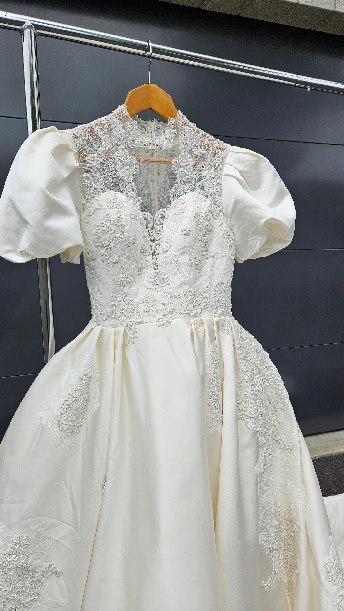 Wedding Dress with long train