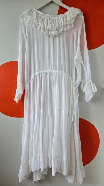 Flowy Tiered Cotton Dress