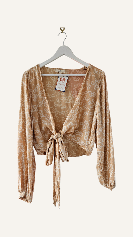 Flowy Wrap Top