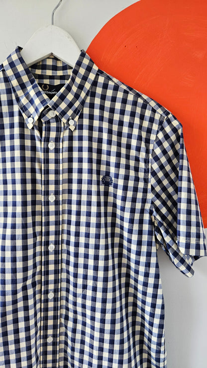 Checkered Button-Down Shirt