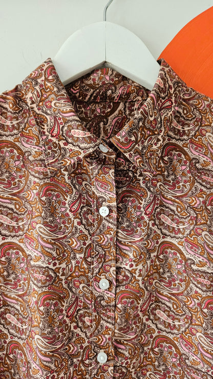 Paisley Button-Down Shirt
