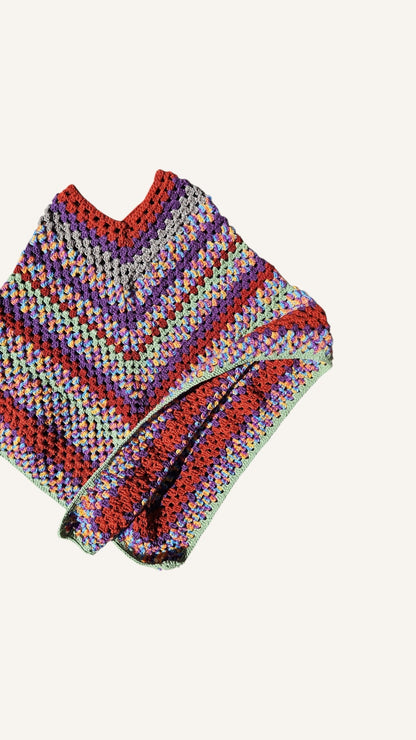 Handknit Poncho