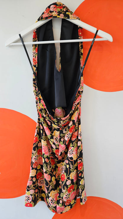 Mia Mini Dress Pink Flowers