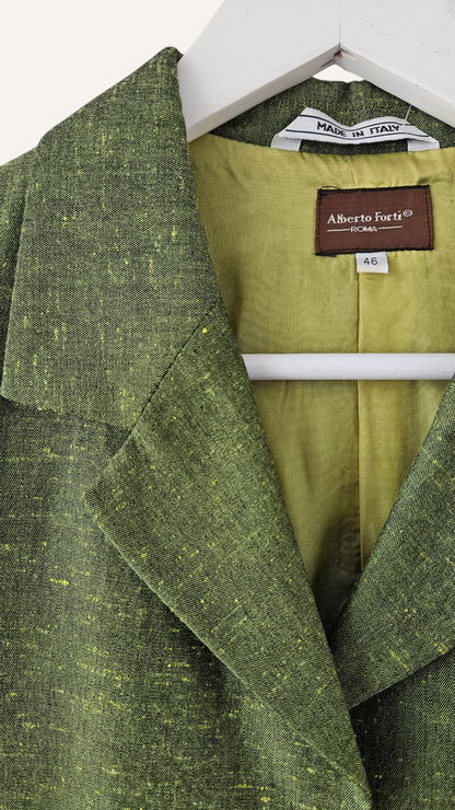 Green Flecked Blazer Jacket