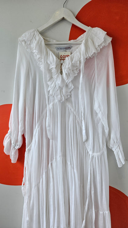 Flowy Tiered Cotton Dress