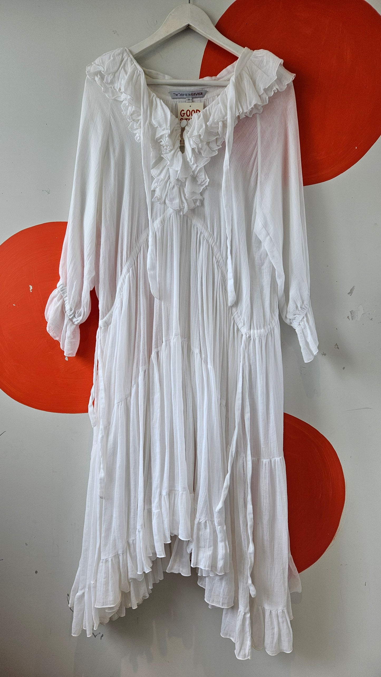 Flowy Tiered Cotton Dress