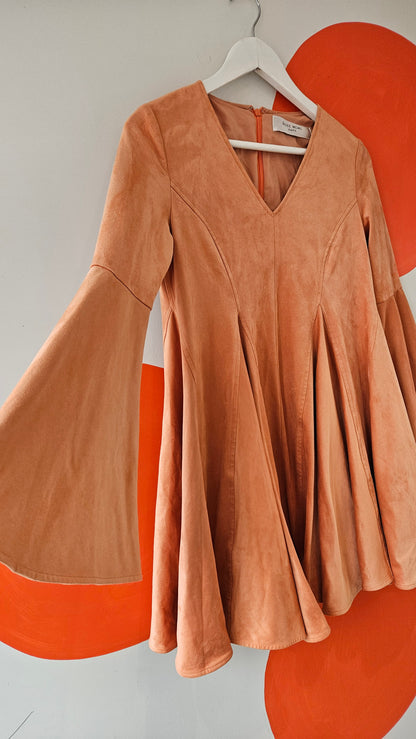 Rose Mlml Suede Mini Dress