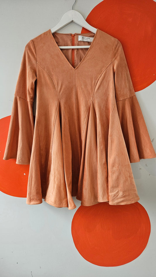 Rose Mlml Suede Mini Dress