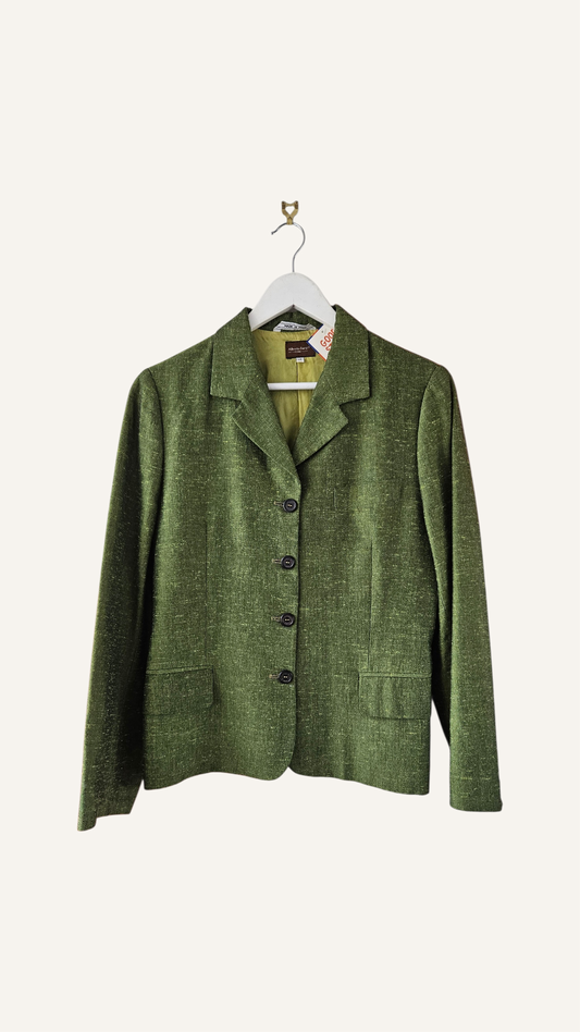Green Flecked Blazer Jacket