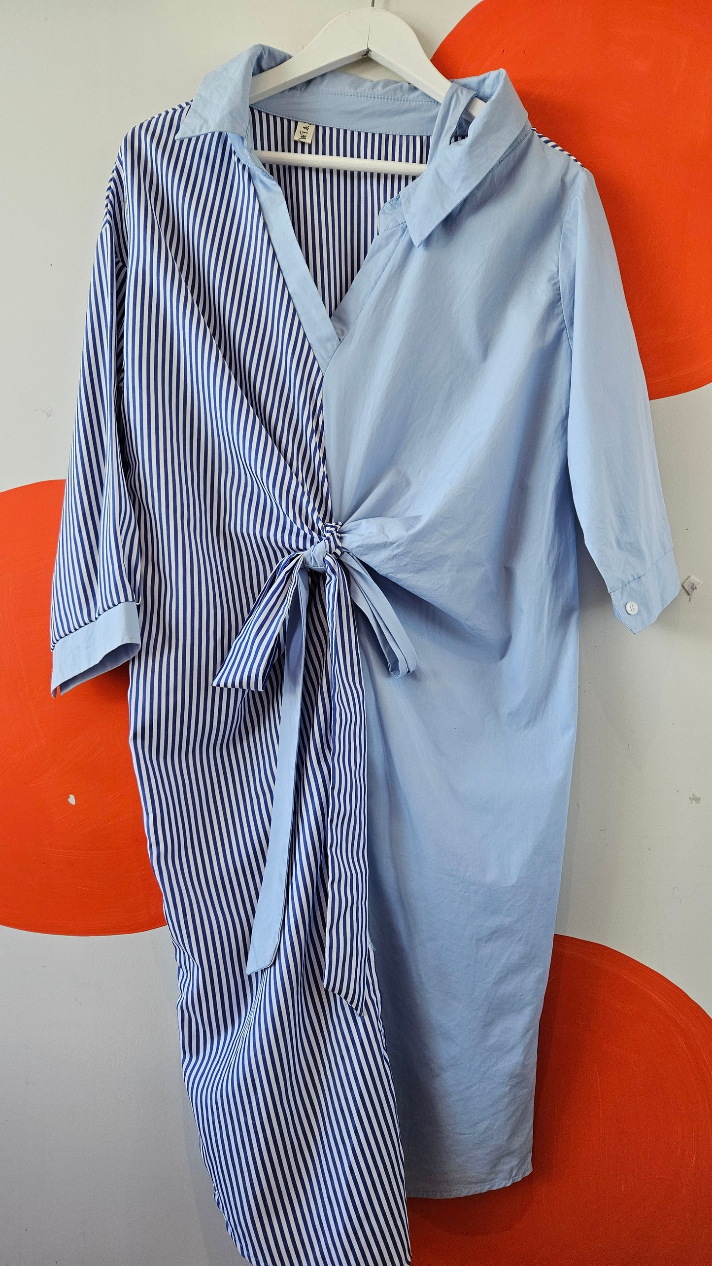 Asymmetrical Button-Down Dress