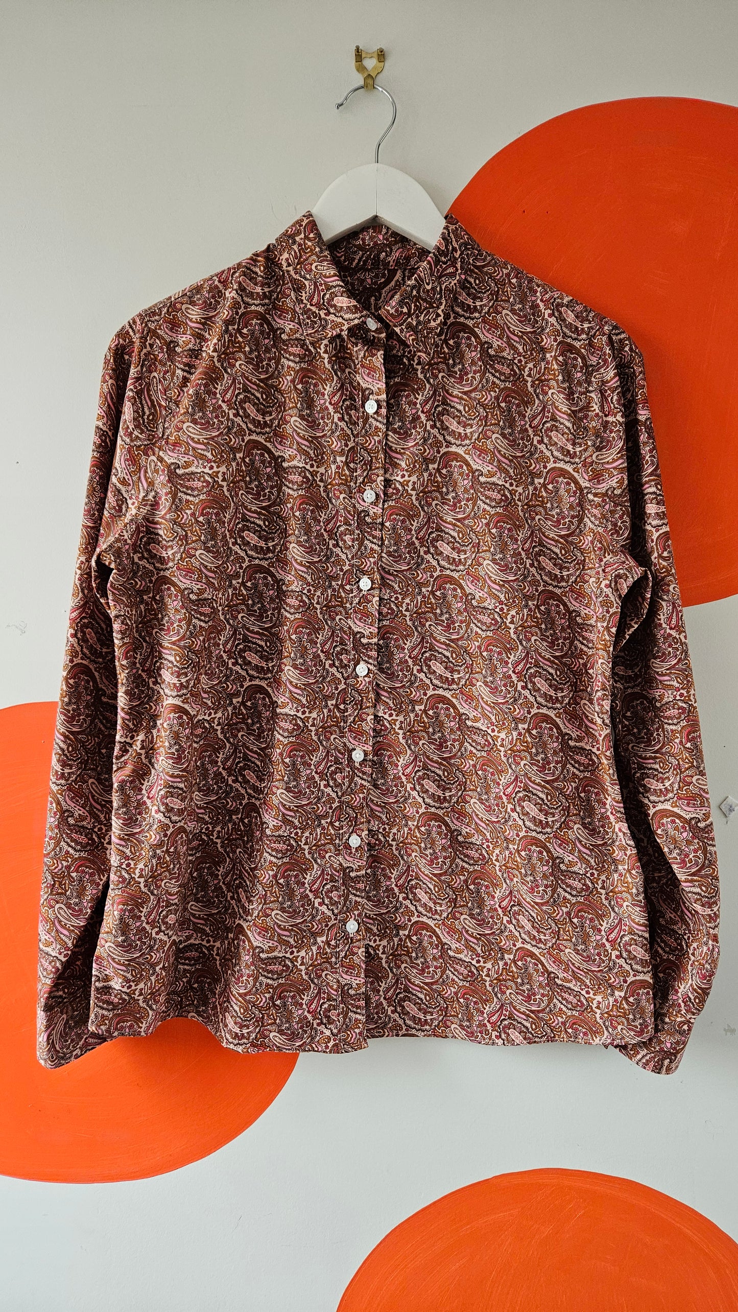 Paisley Button-Down Shirt