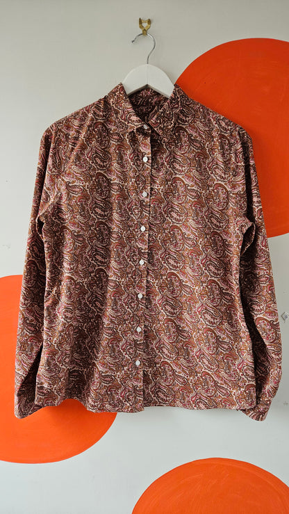 Paisley Button-Down Shirt
