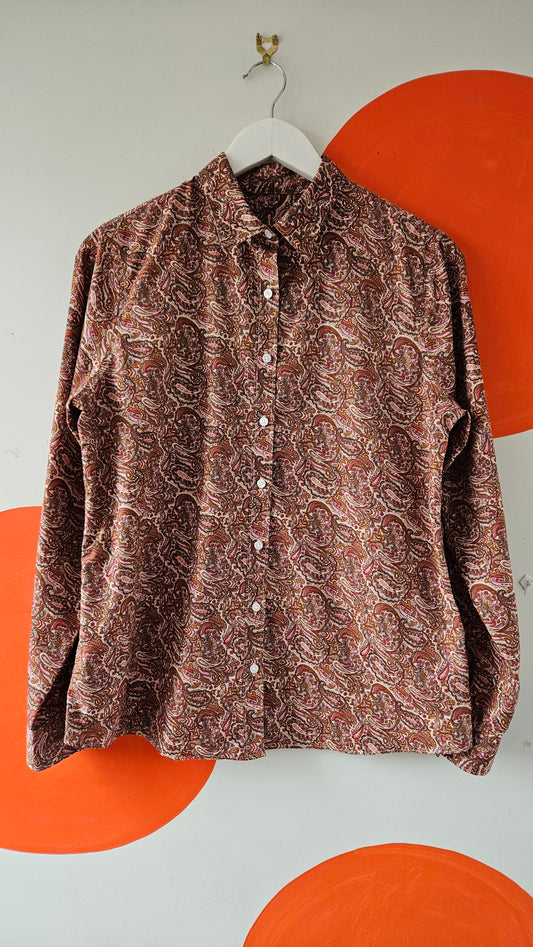 Paisley Button-Down Shirt