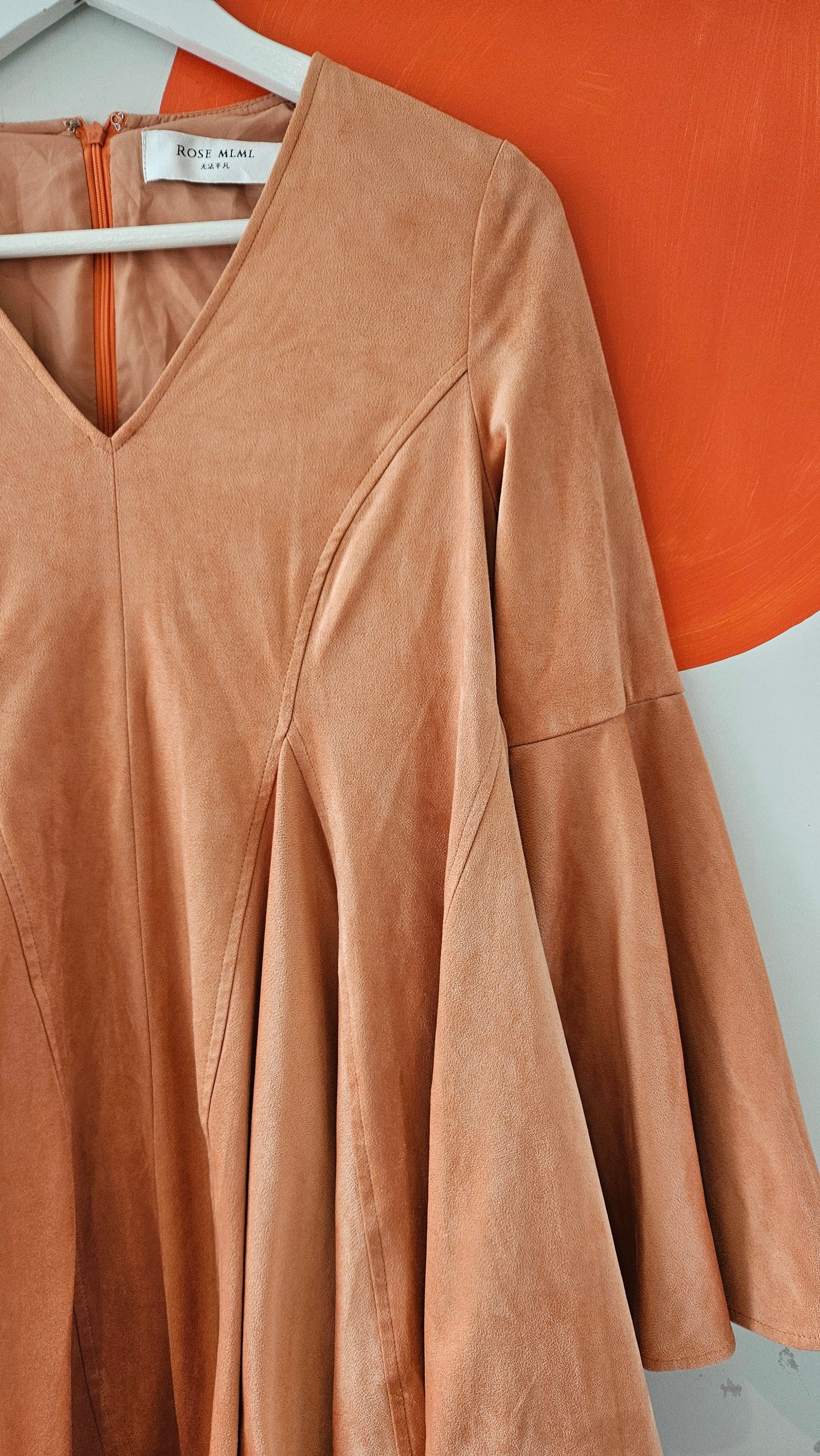 Rose Mlml Suede Mini Dress