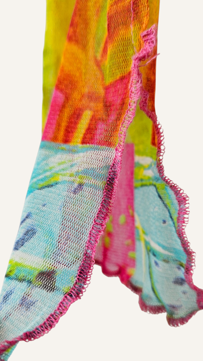 Mesh Long Sleeve Top