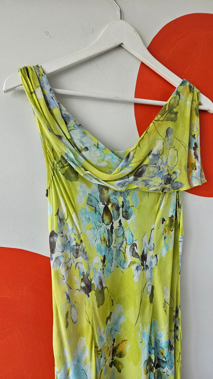 Sheer Tea-Length Dress