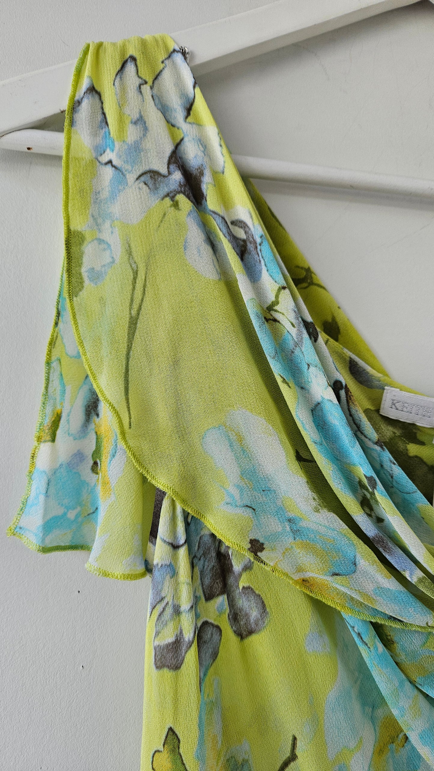 Sheer Tea-Length Dress