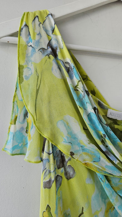 Sheer Tea-Length Dress