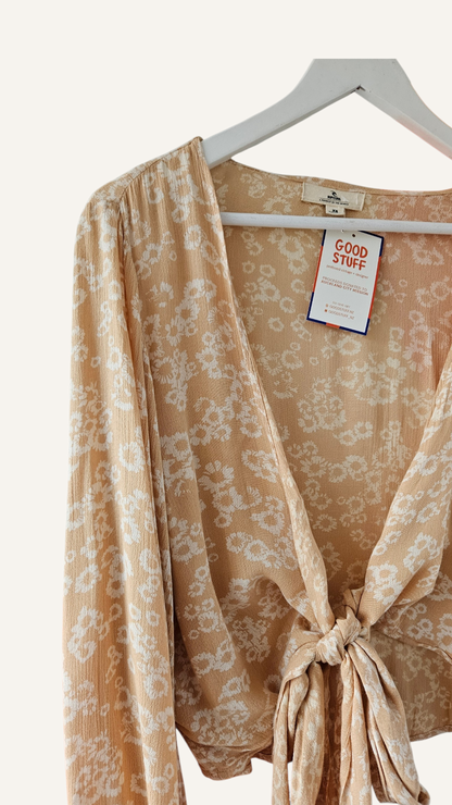 Flowy Wrap Top