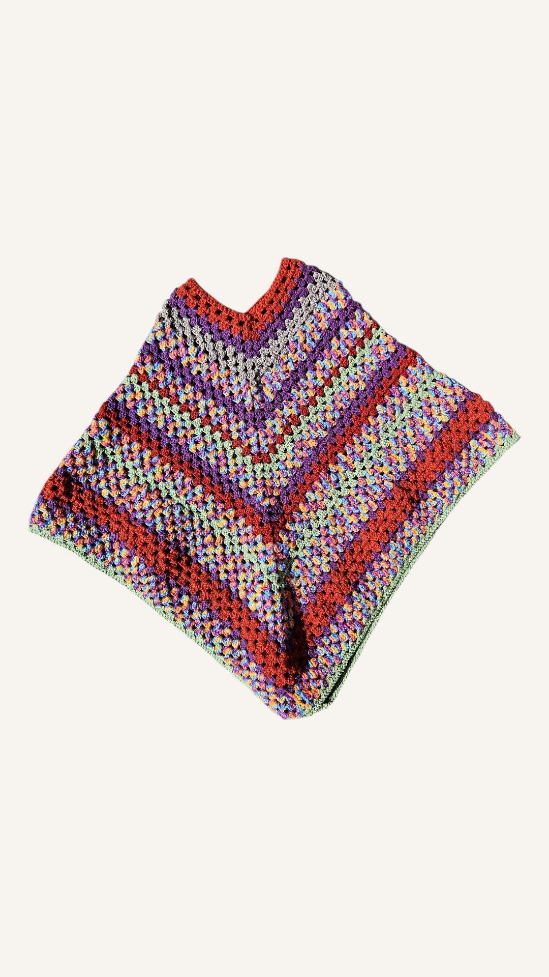 Handknit Poncho