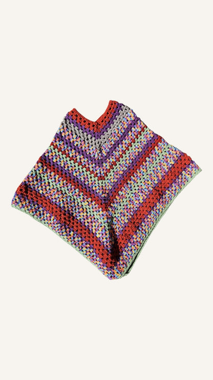 Handknit Poncho