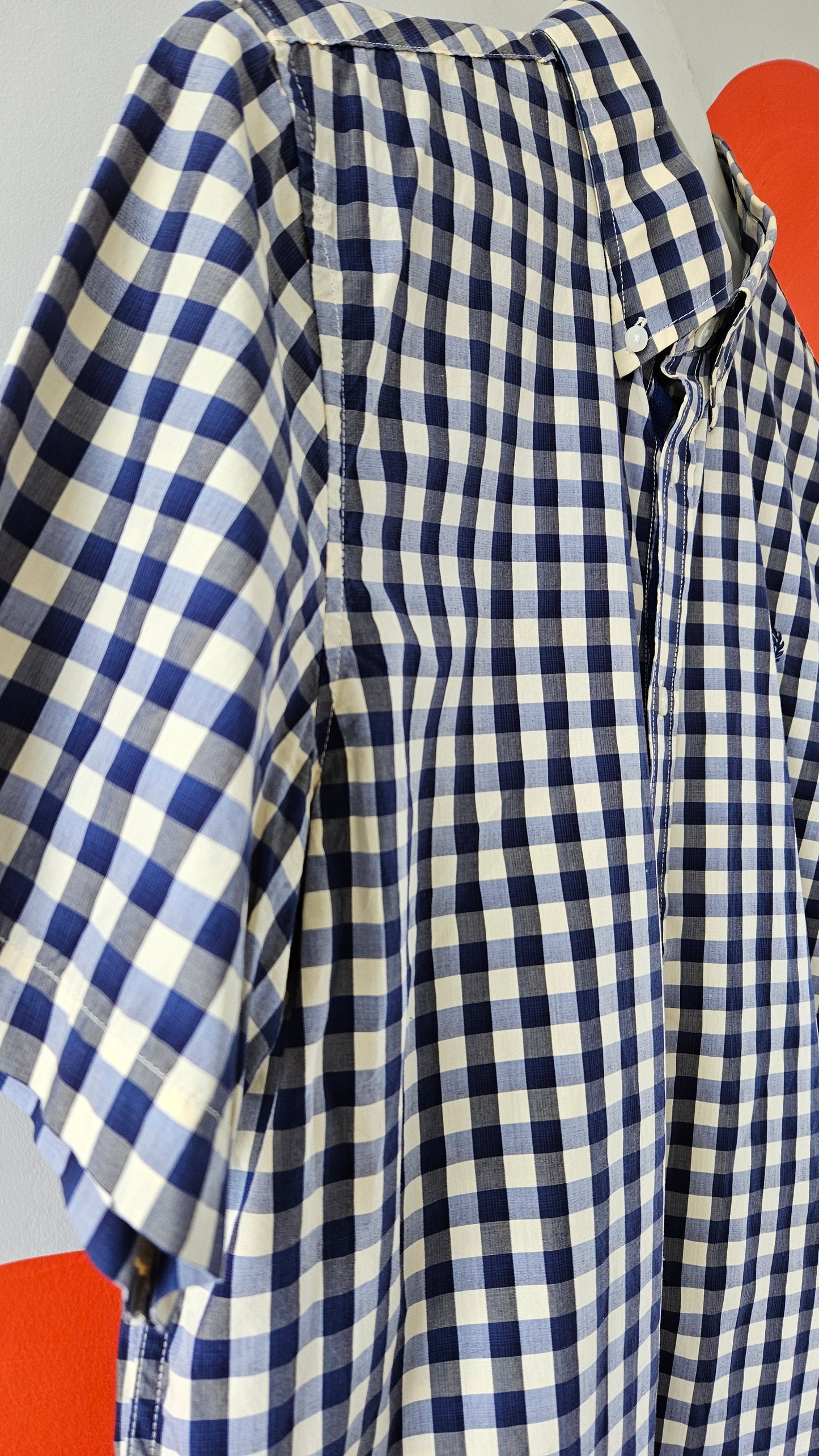 Checkered Button-Down Shirt